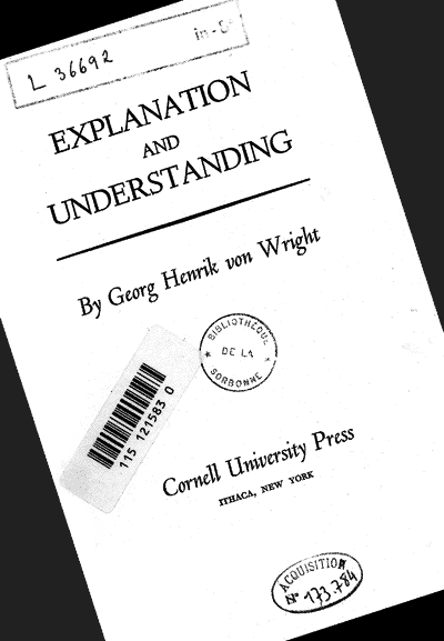 Explanation and Understanding